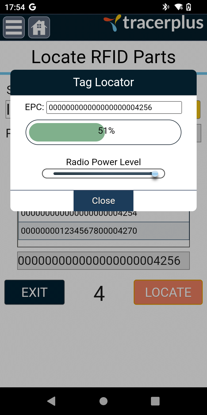 Locate Part using Geiger